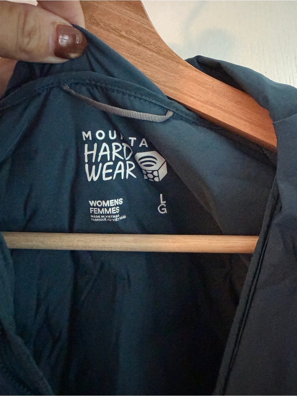 Mountain Hardwear-  Dark Teal Stretchdown Insulated Hoody - Women's Large - Picture 3 of 8